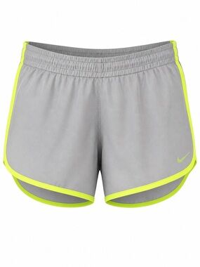 Nike Gray Shorts with Neon Yellow Trim